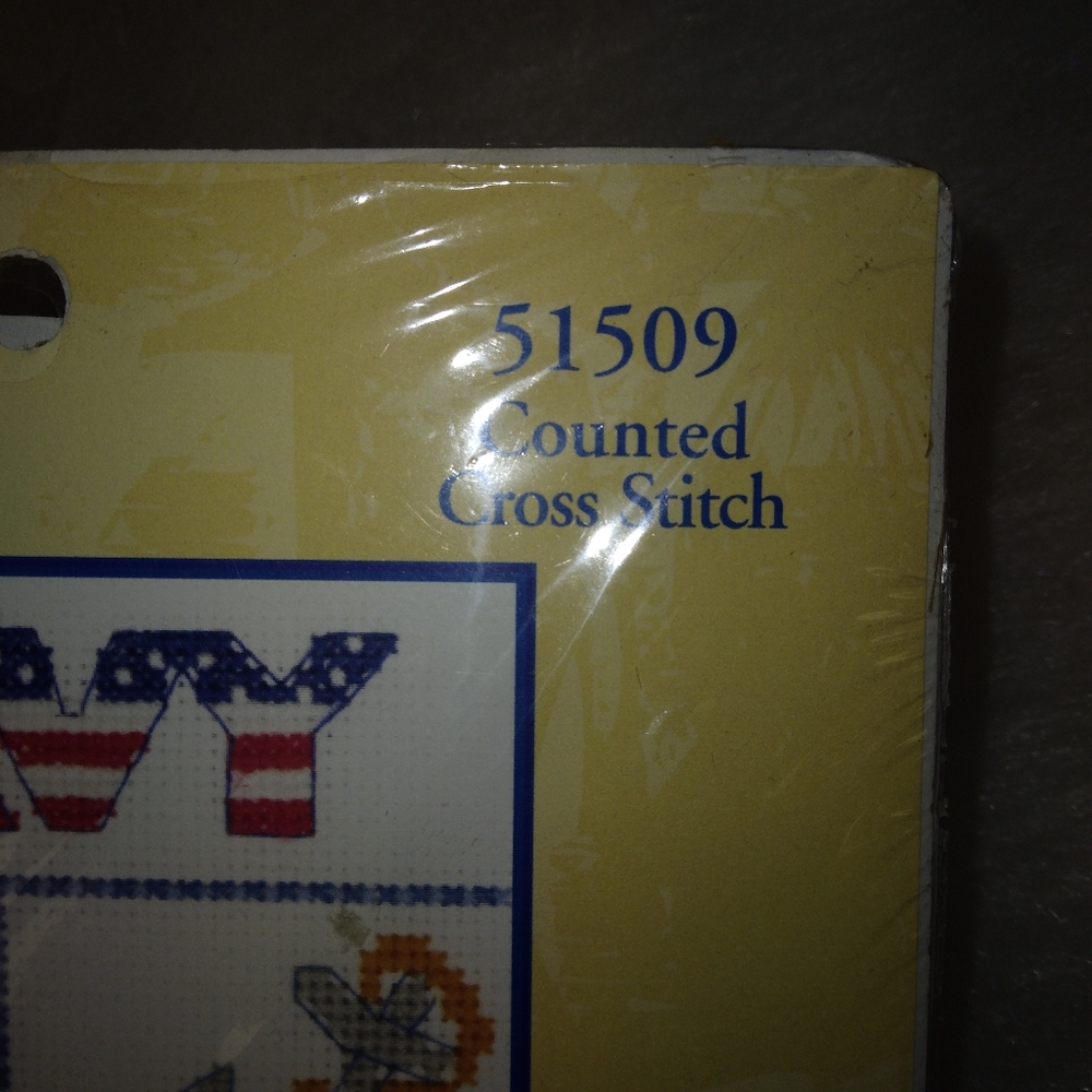 Counted Cross Stitch Kit, Navy Sampler Candamar Design - Picture 3 of 7